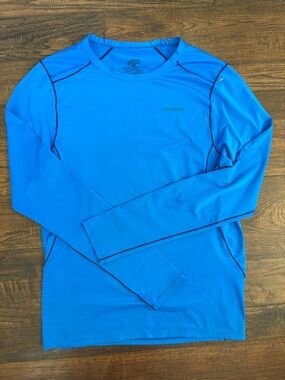Patagonia Long Sleeve T Shirt Mens Moisture Wicking Tee Hiking Performance